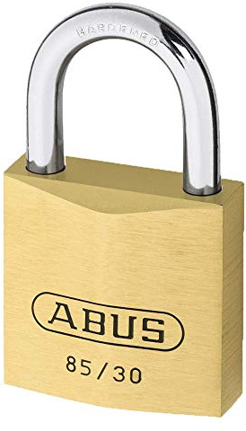 Abus - 85/30 30mm Messing Vorhängeschloss Carded - ABU8530C