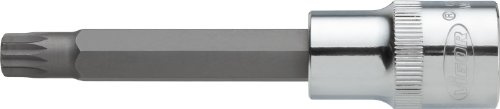 VIGOR Schraubendrehereinsatz, V2113, 1/2″, XZN, SW M9, Länge l2 100 mm | Antrieb 1/2 Zoll (12,5 mm) Vierkant hohl, Abtrieb Innen Vielzahn Profil XZN, Länge l2 100 mm, 106 g, SW M9 , 1/2″ , XZN