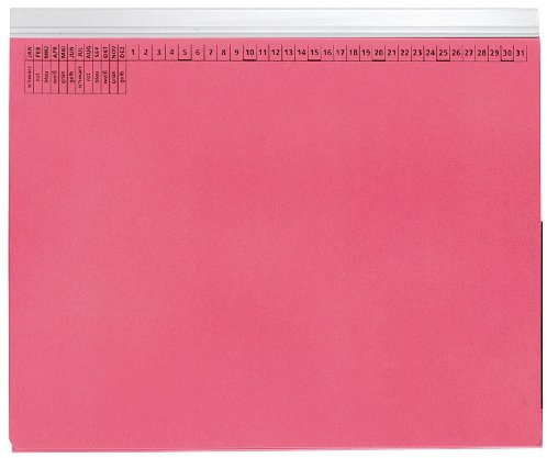 Q-Connect KF15774 Hängemappen und Zubehör Hängehefter Linksheftung rot