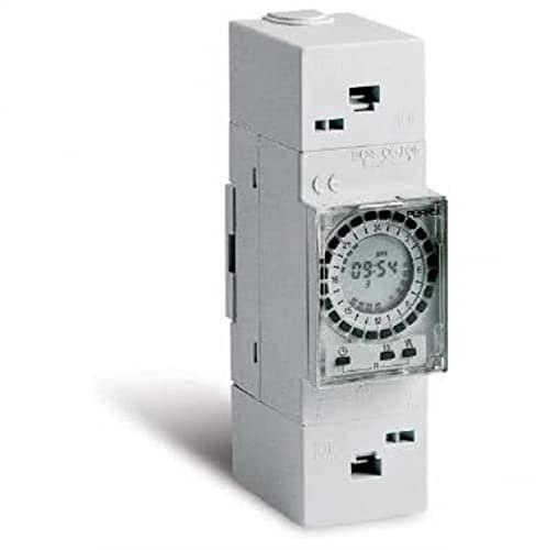 Perry 1IO0024/D15 Interruttore Orario, Bianco