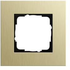 Gira 0211217 Abdeckrahmen Esprit 1-Fach aus Aluminium, hellgold