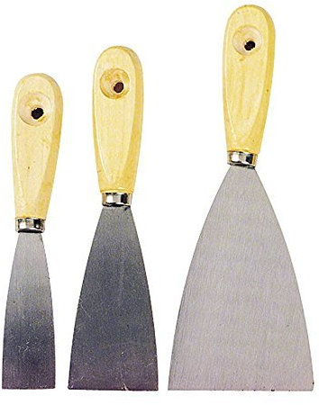Maler-Spachtel-Set 3 teilig 30, 50 und 80mm (Spachtelset)