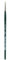 Da Vinci 1570 Series Water Number-3 Colour Brush, Synthetic Fiber, Green, 18 x 0.11 x 30 cm, 1570-3/0