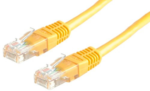 VALUE Cordon LAN Cat 6 | Câble réseau UTP Ethernet avec connecteur RJ45 | jaune 5 m