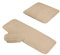 Kleine Wolke Casablanca Badteppich, hochwertiger, weicher PVC-Schaum, Beige, Duschwanneneinlage 55x55 cm
