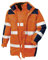 teXXor Warnschutz-Parka Toronto wasserdichte, winddichte Arbeitsjacke, XL, orange, 4109