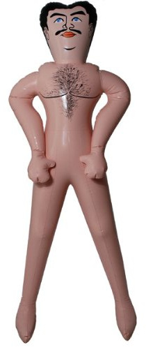 NEU Aufblasbarer Mann, schwarzhaarig 150 cm