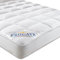 PROCAVE Micro-Comfort Matratzen-Bett-Schoner weiß 200x200 cm mit Spannumrandung | Höhe bis 30cm | Auch für Boxspring-Betten und Wasser-Betten geeignet | Microfaser | 100% Polyester | Matratzen-Auflage
