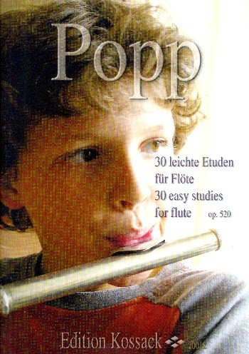 30 leichte Etüden aus opus.520: für Flöte