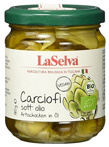 LaSelva Carciofi sott´olio - Bio Artischockenviertel in Öl, 180g