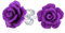 Orecchini A Perno Con Fiore Viola Di Lavanda Intagliato In 3D Romantici Delicati E Floreali Per Donne Adolescenti E Madri Placcati In Argento