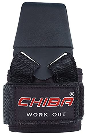 Chiba (Black Lifting Straps Powerhook, Unisex Adulto, One Size