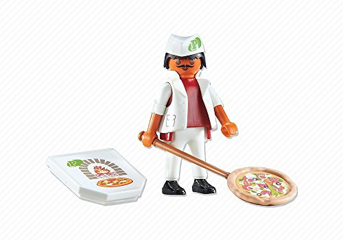 Playmobil - 6392 - Pizzaiolo avec pizza - Emballage Plastique, pas de boîte