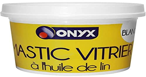 Onyx Mastic vitrier 1 kg Blanc a l'huile de lin