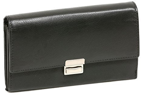 LEAS Kellner- & Taxifahrerbörse Trucker Echt-Leder, schwarz Special Edition