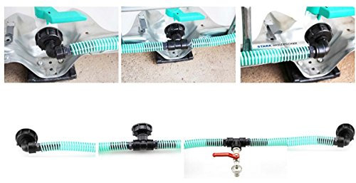 Réservoirs IBC Réservoir Garniture de connexion pour 3 Flexible avec robinet 3/4