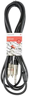 Chord s6j-2r300 6 m 6.3 mm TRS jack a 2 x RCA Phono cavo