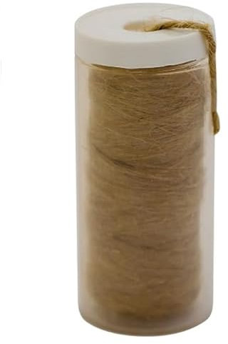 Schläfer | 185212 Canapa Idraulica Isolante Fornita in Pratico Dispenser (40gr), Canapa per Uso Idraulico Pettinata Fermit, Utile per Sigillare Raccordi tra Tubi, Rubinetti e Giunzioni Idrauliche