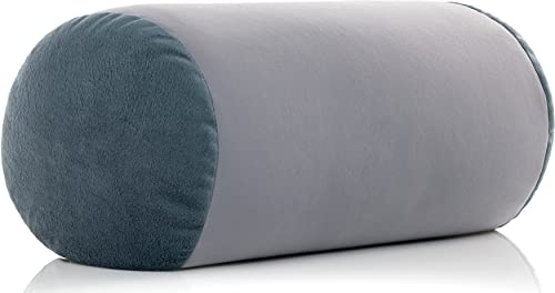 Deluxe Comfort Mooshi Squish Microbead Bed Pillow, 14 x 7 - Airy Squishy Soft Microbeads - Eighteen Fun Bubbly Colors To Choose From - Cuddly And Fun Dormroom Accessory - Bed Pillow, Space Grey