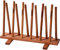 dobar® 29781e Premium Stiefelhalter aus Buchenholz | Schuhablage für 6 Paar/Gummistiefel/Reitstiefel | Stiefelständer | 69 x 31 x 48 cm| Braun