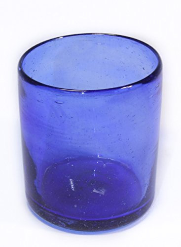Tumia LAC Vaso Tumbler Artesanal – Vidrio Reciclado – Azul - Un Solo Vaso