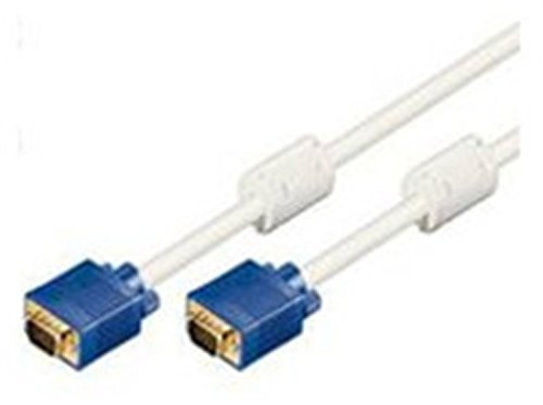 Microconnect MONGG2W cable VGA 2 m VGA (D-Sub) Azul, Blanco - Cables VGA (2 m, VGA (D-Sub), VGA (D-Sub), Azul, Blanco, Male connector/Male connector)