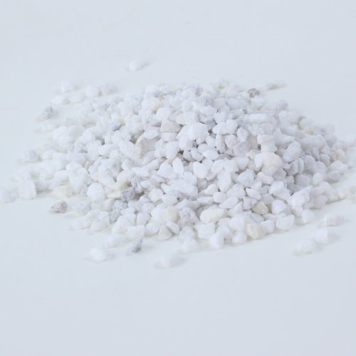 Granulat Dekosand Sand Streudeko Steine Dekosteine, 2-3 mm Korngröße, 1kg im Beutel (weiß)