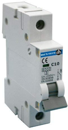 Interrupteur Disjoncteur magnéto-thermique 1P 25 a-6ka classe c 220/240