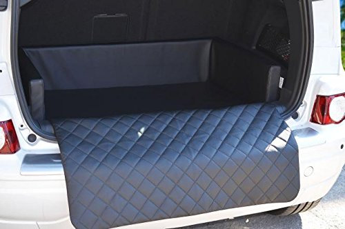 PadsForAll Autoschondecke - Kofferraum Schutzdecke - Auto - Hundebett in Schwarz Kunstleder mypado®