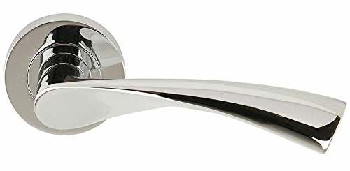 Discount Hardware UK Internal Twist Door Handle, Round Rose in Polished Chrome with Stylish Finish