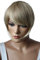 CAISHA Pony Clip In Extensions Stirnfransen Haarteil Haarverlängerung Blond Mix F15-2