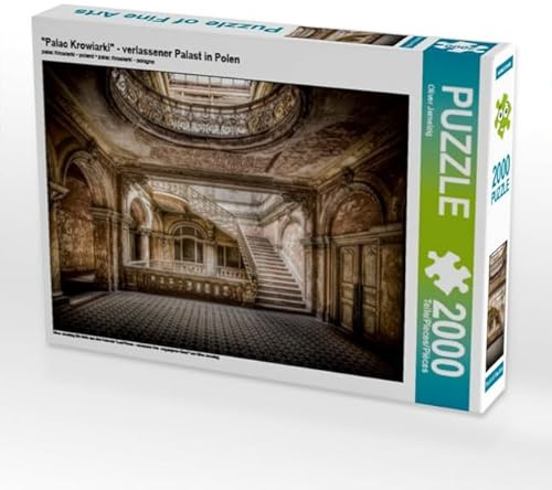 CALVENDO Puzzle Palac Krowiarki - verlassener Palast in Polen 2000 Teile Puzzle quer | Lege-Größe cm Foto-Puzzle für glückliche Stunden