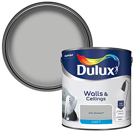 Dulux 500006 2,5L Du peinture mat - bleue opale, gris, 500006