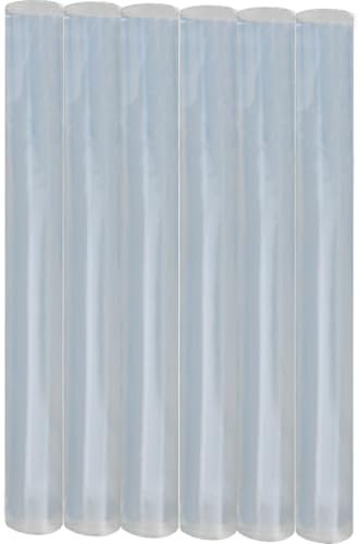 SW-Stahl 62015SB Klebestifte 6 Stück - Heißklebesticks 10 cm - 11 mm | Universelle Heißklebestifte für Klebepistolen, 100 mm Länge, 11 mm Durchmesser, transparent, 6er Pack für Werkstatt & Hobby