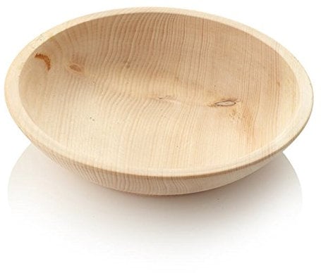 Zirbenschale, Zirbenschüssel gedrechselt naturbelassen 20 cm Durchmesser aus Zirbenholz Holzschale