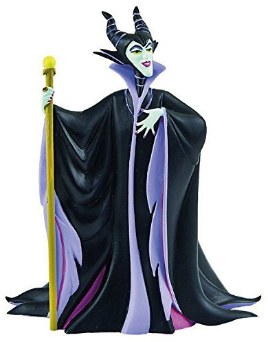 Bullyland 12556 - Spielfigur Malefiz, die böse Fee aus Walt Disney Dornröschen, ca. 10,3 cm, detailgetreu, ideal als kleines Geschenk für Kinder ab 3 Jahren