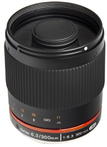 Bower SLY30063 CM 300 mm f/6.3 ad alta potenza digitale teleobiettivo obiettivo fisso per fotocamere digitali Canon m EF-M