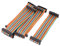 sourcing map 6Stk 2,54mm Tonhöhe 26 Pin 26 Wege F/FIDC Flach Flachbandkabel Flachkabel 15cm DE de