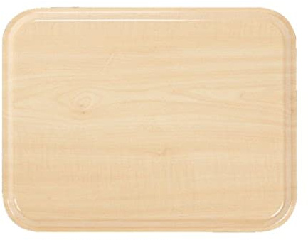Cambro Birch Laminated Tray - 360x460mm | Sturdy construction prevents bowing under heavy loads, offering a reliable surface for busy commercial dining environments.