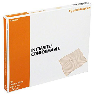 Smith & Nephew Vlies-Kompressen, 10 x 10 cm, mit Hydrogel imprägniert, 10 Stück
