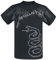 Metallica Black Album Faded Männer T-Shirt schwarz XL 100% Baumwolle Band-Merch, Bands