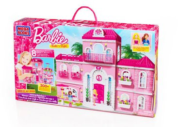 Mega Bloks 80229U - La Favolosa Villa di Barbie, 301 Pezzi