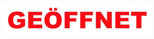 KIWISTAR - Werbeplane - Geöffnet - 150cmx50cm - Plane Banner Gerüstplane
