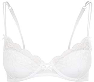s.Oliver Damen Push-up-BH | mit zarter, transparenter Spitze