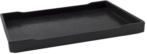 OMEM Grand Bol pour Reptiles - pour Nourriture et Eau - Convient également pour Le Bain (M, Noir)