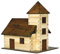 Walachia 8594036430129 - Nr. 12 Kirche Holz Modellbauset, Modellbahn Spur 1/ LGB 1:32