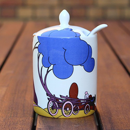 Modern Jam Pot and Spoon - Hay Cart