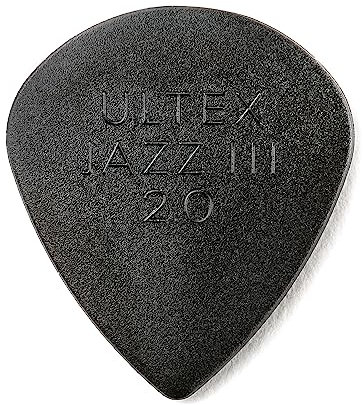 JIM DUNLOP Plektrum Ultex Jazz III 2,00mm 6 Stück