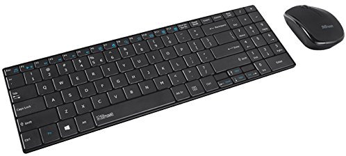 Trust 18798 GUSY Wireless Ultra-THIN Keyboard & Mouse Tastiera