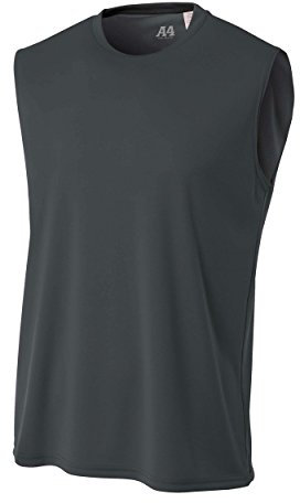 A4 Herren Muskelshirt Kühlleistung, Herren, N2295, Graphit, XXXL